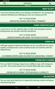 Cognitive Diary CBT Self Help App Screenshot 03