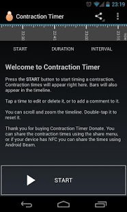 Contraction Timer App Screenshot 02