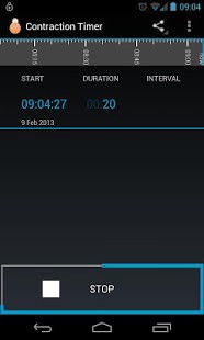 Contraction Timer App Screenshot 05