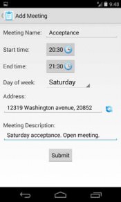 Meeting Finder App Screenshot 03